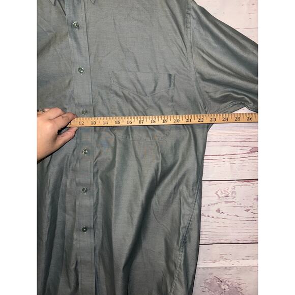 Jos.A.Bank Gray Mens Button Up Sz M - Picture 7 of 9